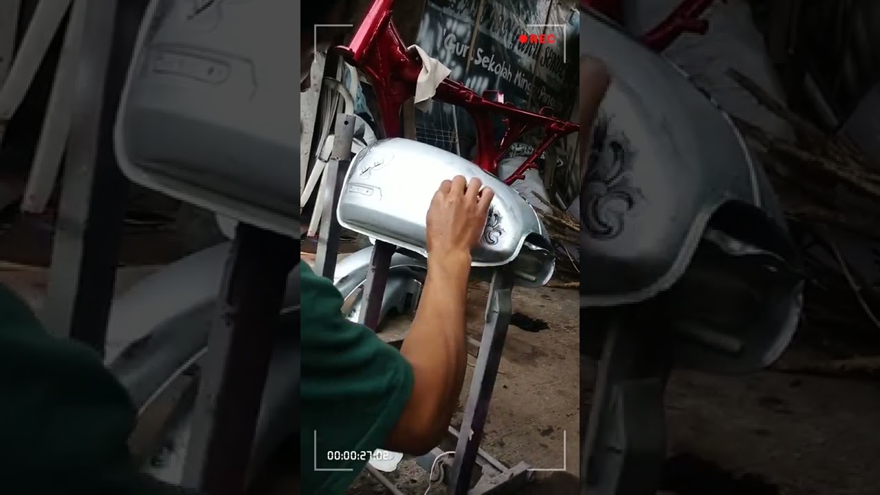 CARA PASANG WATER SLIDE/DECAL TANGKI CB 