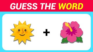 Guess the WORD By The Emoji?  Emoji Quiz Challenge