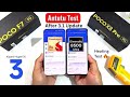 Poco F7 vs POCO X8 Pro Antutu After Update Heating test🔥🔥🚀