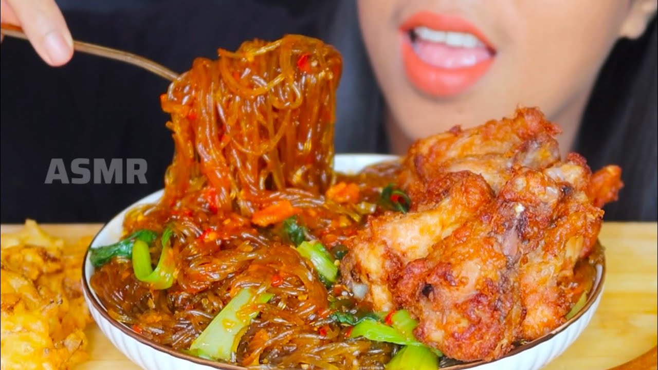 ASMR SOHUN NYEMEK *AYAM GORENG ||ASMR VIDEOS EATING 