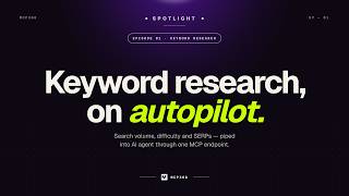 Keyword Research with AI Agents Using MCP360 | Find · Rank · Publish