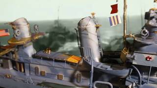 Revell scale model DD-445 USS Frank Fletcher Limited Platinum Edition