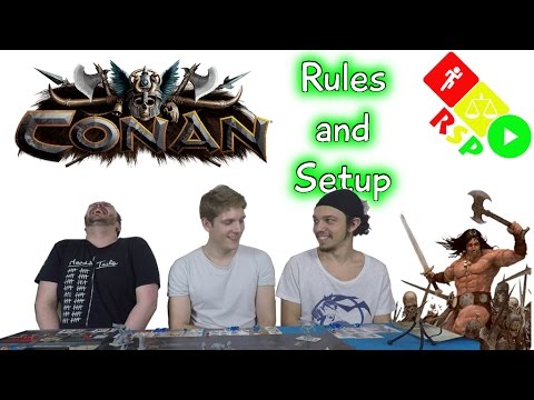 Conan Rules and Setup - Ready, Steady, Play