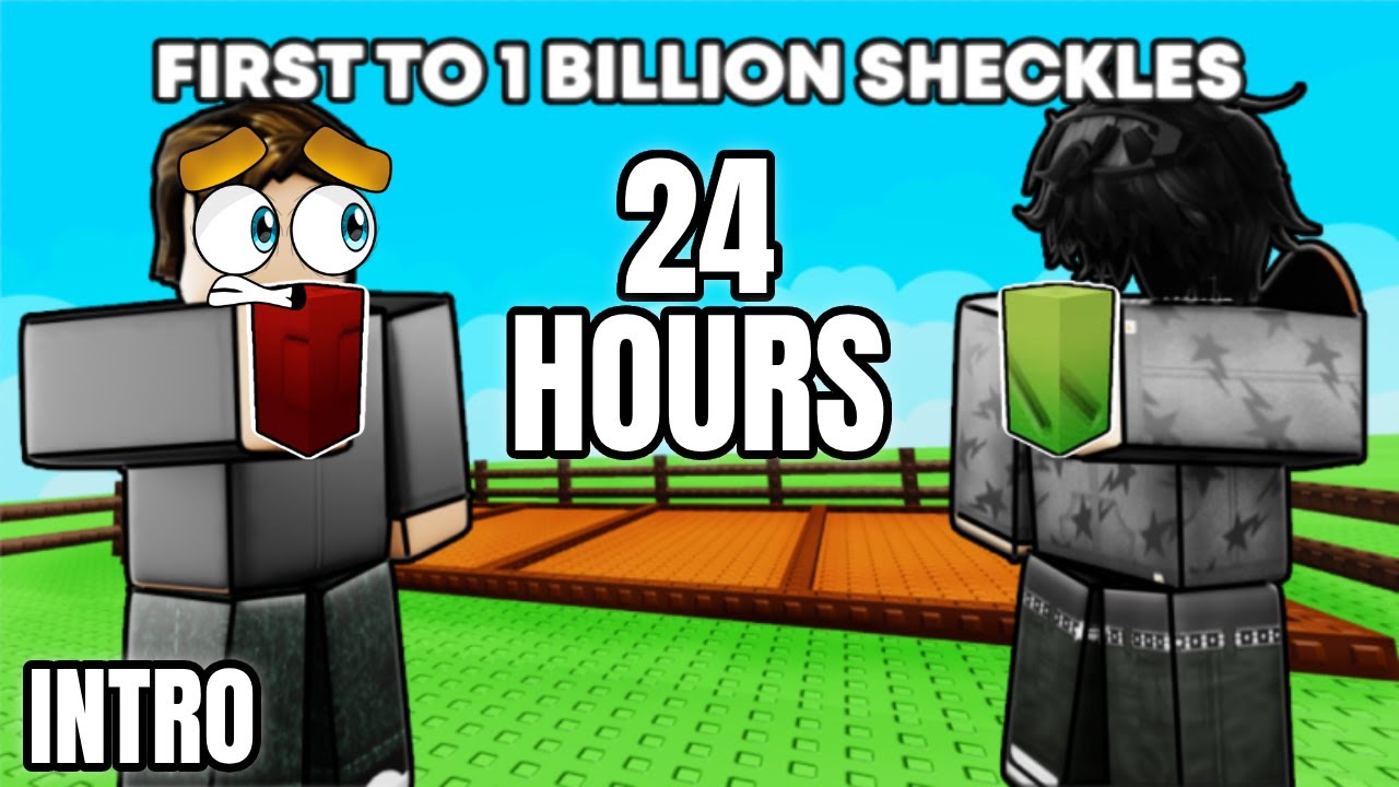 We Raced To 1 BILLION SHECKLES In Roblox Intro YouTube 