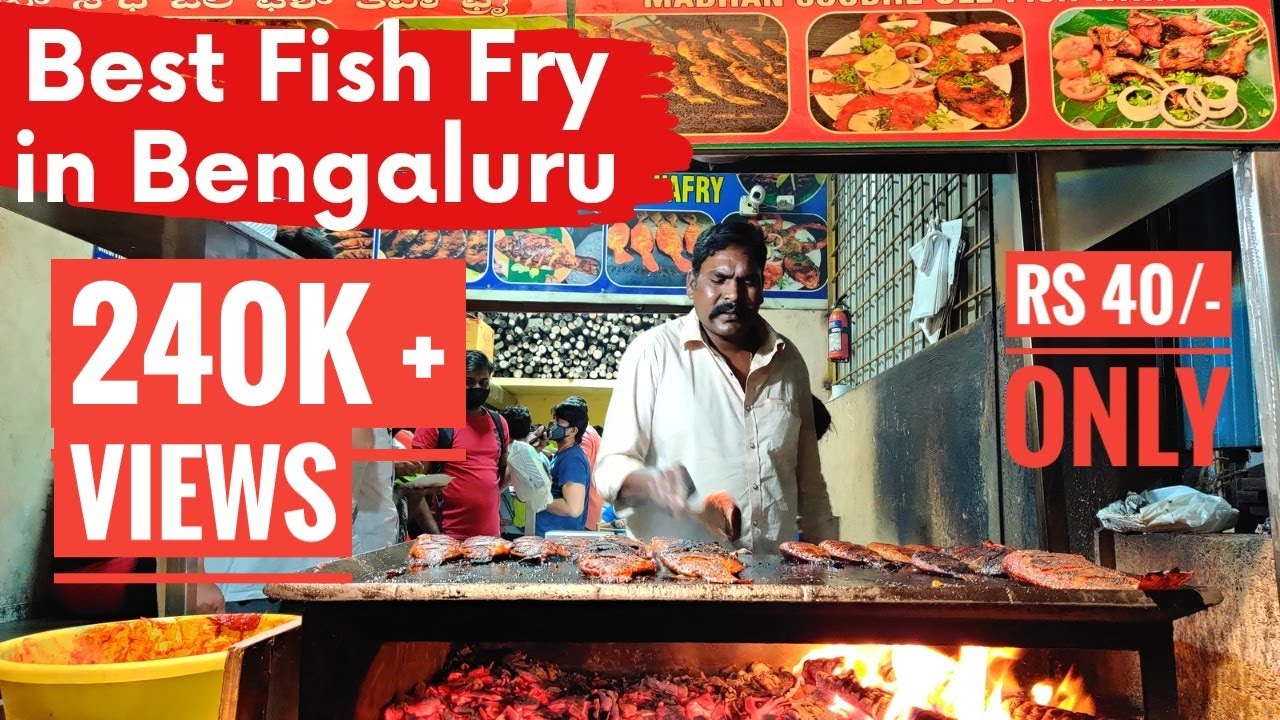 Best Fish Fry in Bengaluru |  Prawns and Crab Fry | Customer reviews | Madhan Fish Fry | Kannada