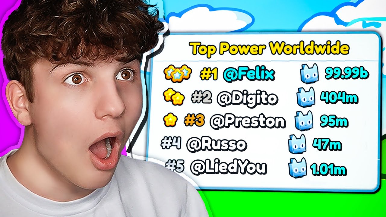 ich bin PLATZ #1 in PET SIMULATOR 99?!