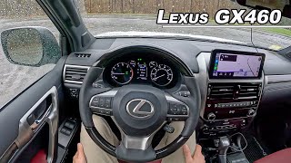 Living With The 2023 Lexus GX460 - Back Roads in the Rain (POV Binaural Audio)