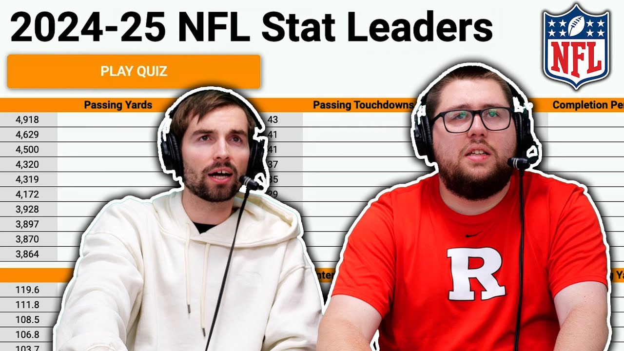 Can we name EVERY 2024-25 NFL stat leader?