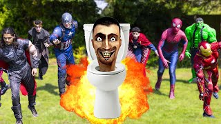 Skibidi Toilet VS Superheroes - Squid Game!