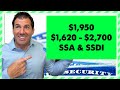 $1,620 / $1,950 / $2,700 Monthly | Social Security &amp; SSDI Benefits