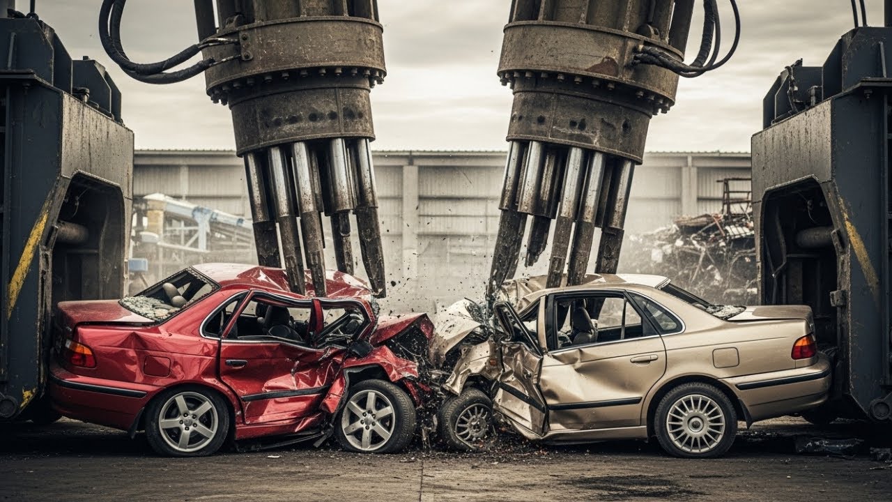 Extreme Dangerous Car Crushing & Wood Chipper Shredding Machines ...