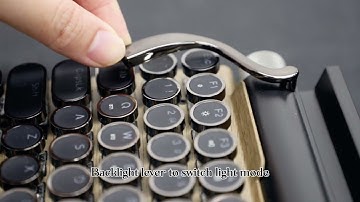 Retro typewriter keyboard from Taiahiro ✨ This best typewriter-inspired keyboards I