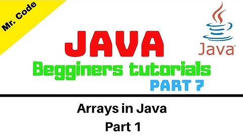 Java Arrays Example using NetBeans IDE | Java Begginers Tutorials Part 7