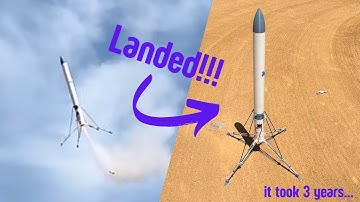 I Landed A Model Rocket!