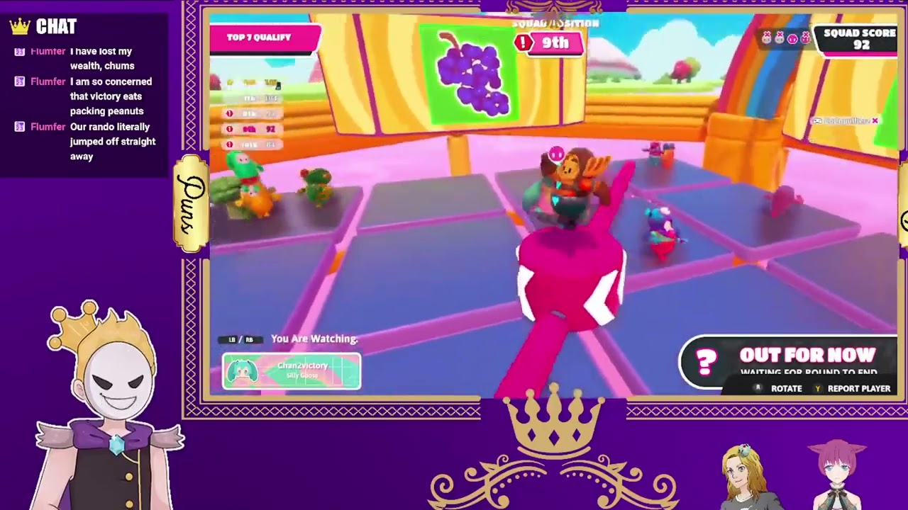 VICTORY THREW THE GAME AWAY  - Fall Guys Twitch Clips