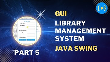 Library Management System GUI using Java Swing (Part 5)