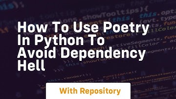 How to use poetry in python to avoid dependency hell