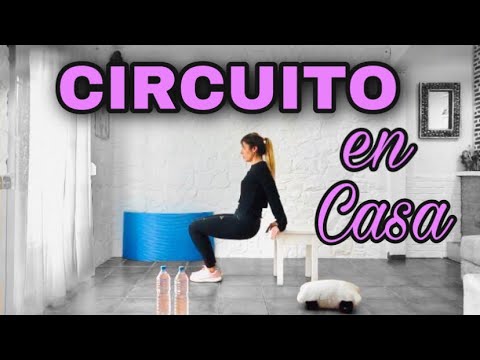 CIRCUITO de Ejercicios con materiales de casa 