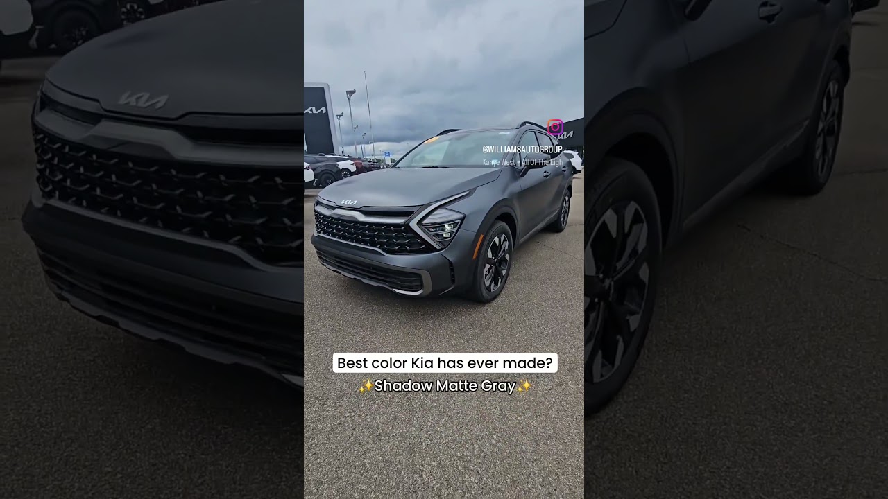 Best Color Kia Has Ever Made: Shadow Matte Gray