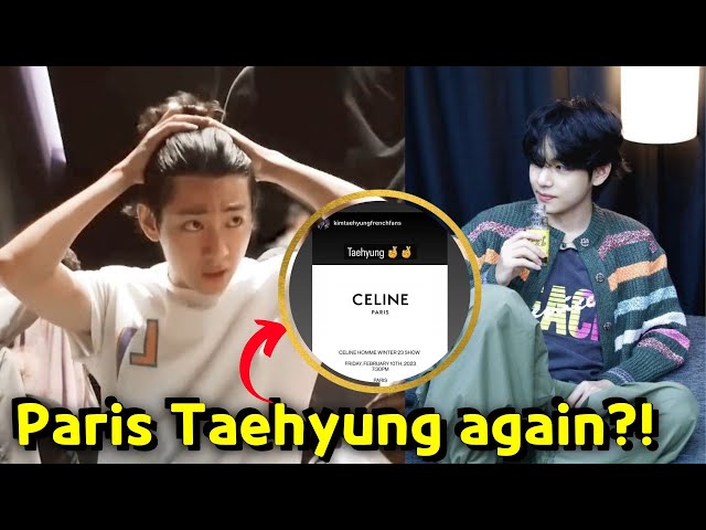 BTS's V To Attend CELINE's Paris Fashion Show, And Here's Why It Was Always  Meant To Be - Koreaboo