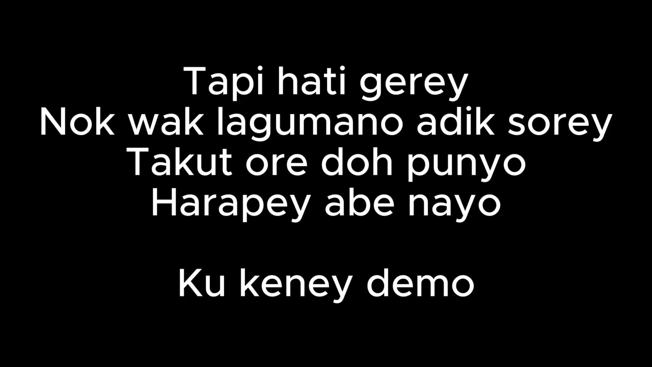 KU KENE DEMO KARAOKE(CHEK JKE) EMIE SUKMASARI