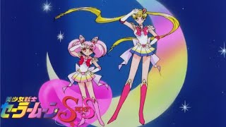 [1080p] Sailor Moon \u0026 Sailor Chibi Moon Transformation {Ver. Movie}