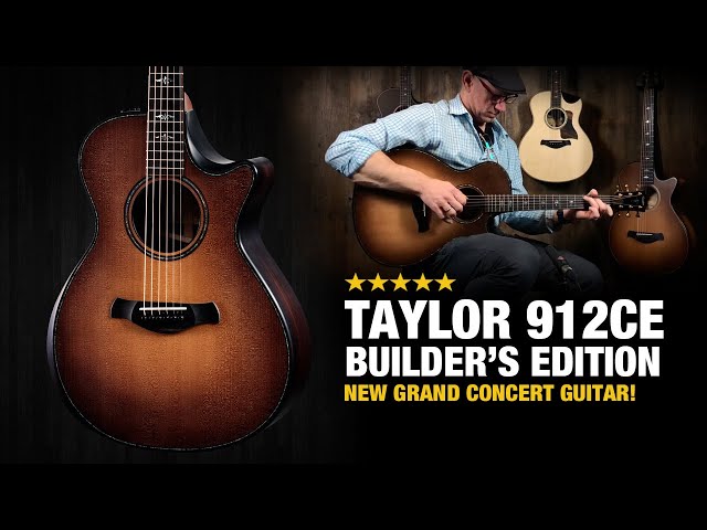 Taylor 912ce Builder's Edition - New 2020 Grand Concert Guitar