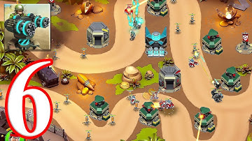 Alien Creeps TD: Strategy Game - Gameplay Walkthrough Episode 6 (iOS, Android)