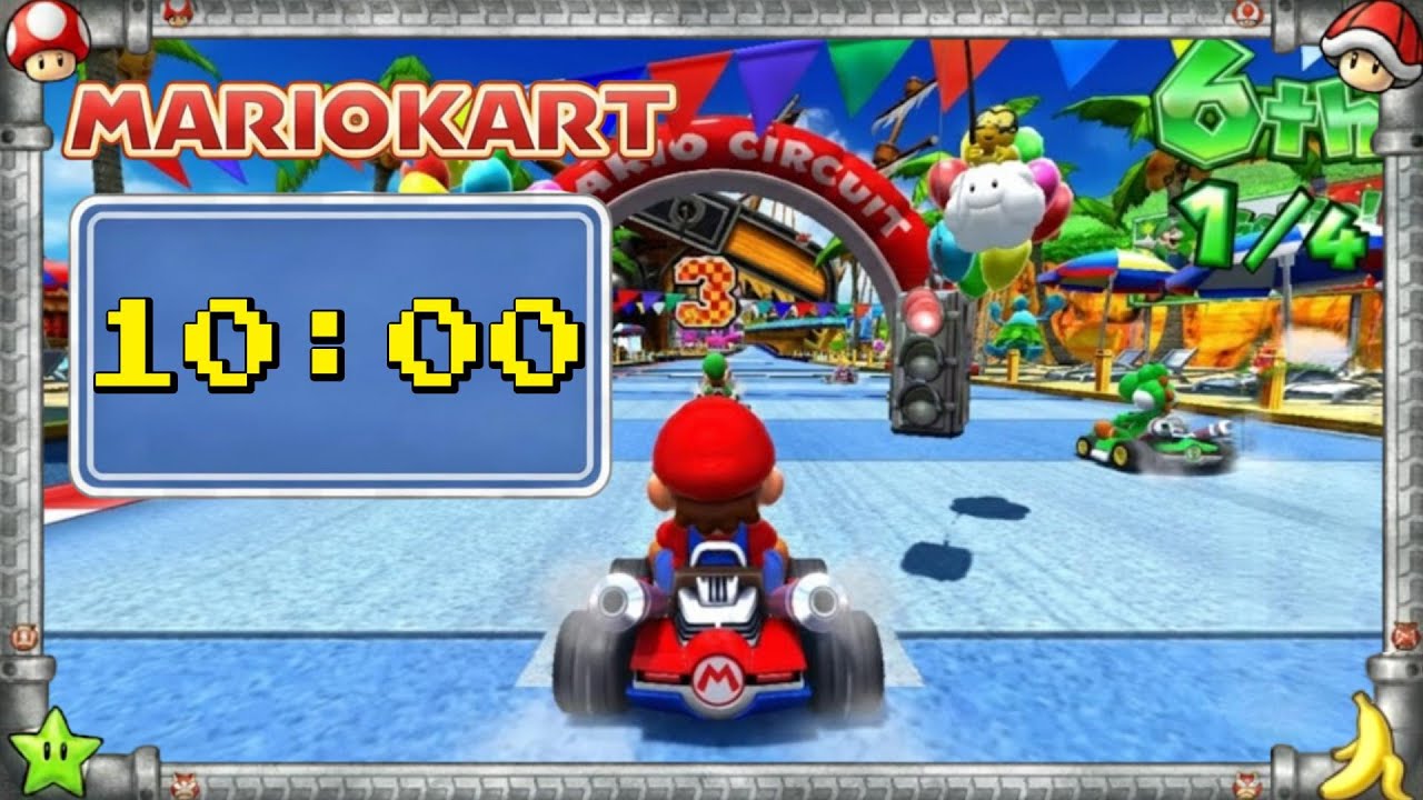 10 Minute Timer | Mario Kart | Racing Countdown 🍄🏁