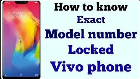 all vivo Phone lock screen ka model kaise check karen