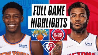 Game Recap: Knicks 94, Pistons 85 screenshot 4