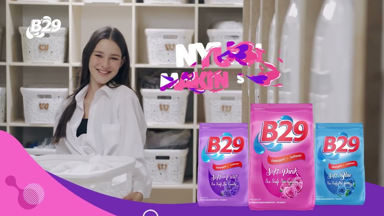 B29 Detergent + Softener Bikin Nyuci Jadi Makin Semangat!