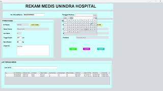 Tugas Pemrograman Visual | Membuat form rekam medis