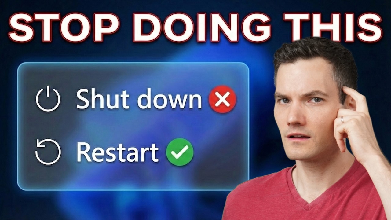 Stop Shutting Down Your Laptop (Do This Instead)