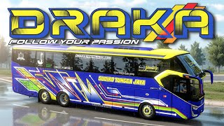 Sudiro Tungga Jaya Draka. Livery Mod SR3 K410 Tronton Cheap Mods. Bussid screenshot 1