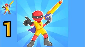 Paint Brawl 3D Gameplay Walkthrough Part 1 - Android & ios Gameplay