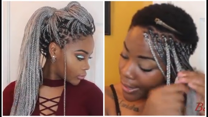 How to Diy Feathers Box Braids : on Yourself Beginners Friendly Tutorial 