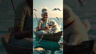 Chotu and dadi making boat #ai #shorts #dog #story #youtubeshorts