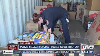 50 citations issued, 1 arrested for illegal fireworks in Clark County