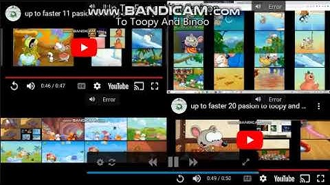 up to faster wat parison to toopy and binoo