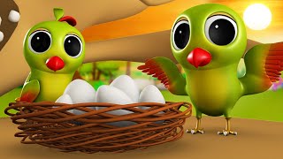 Tote Ka Anda 3D Animated Hindi Moral Stories for Kids - तोते का अंडा हिन्दी कहानी Tales Parrot Egg