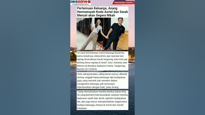 Azriel & Sarah Nikah #viral #artist #azriel #sarah #ananghermansyah #ashanty #krisdayanti #aurel