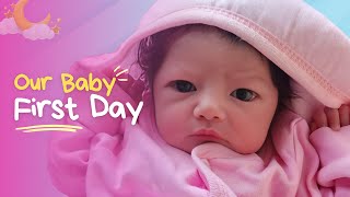 Welcome to the world | Our baby girl's first day