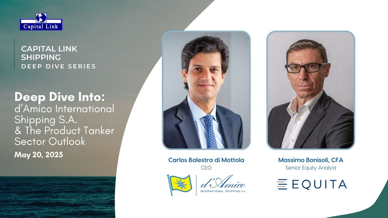 Deep Dive Into d'Amico International Shipping S.A. & the Product Tanker Sector Outlook