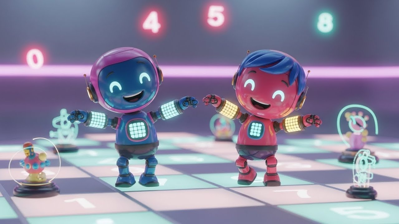 Robot Numbers Song for Kids | Counting Song for Kids, Popular Nursery Rhyme, Baby Songs & Kids Music