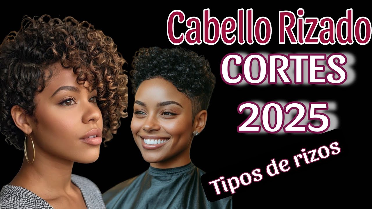 CORTES de CABELLO RIZADO MODERNOS en TENDENCIA DE MODA 2025| Renueva tu ...