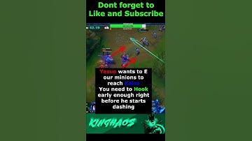 How to destroy Yasuo with Thresh like a BOSS #shorts