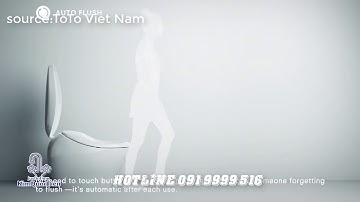 Bàn cầu điện tử Neorest NX - Chức năng xả tự động