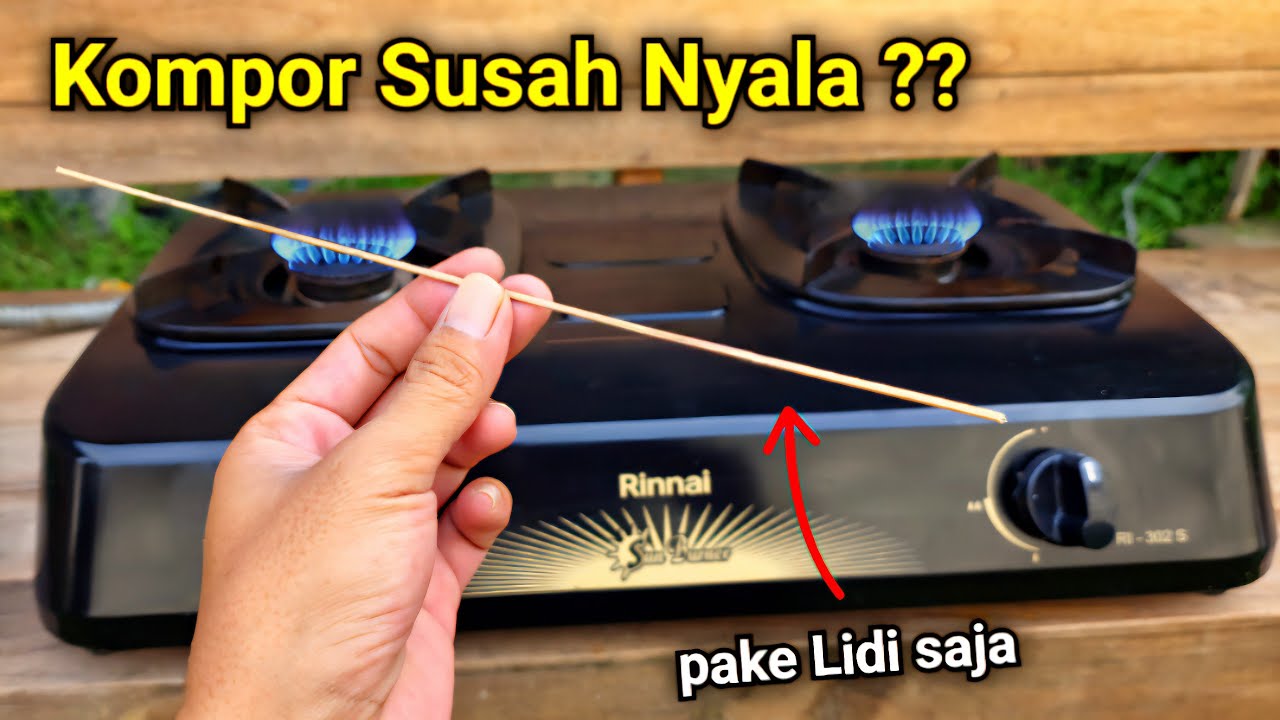 ILMU SANGAT MAHAL‼️Ternyata semudah ini Memperbaiki KOMPOR yang susah Menyala