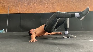 Vídeo demonstrativo #242 - elevação pélvica com abdução de quadril unilateral